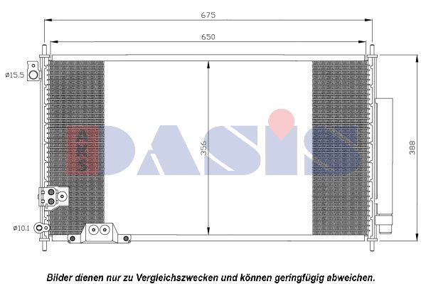 AKS DASIS kondensatorius, oro kondicionierius 102018N